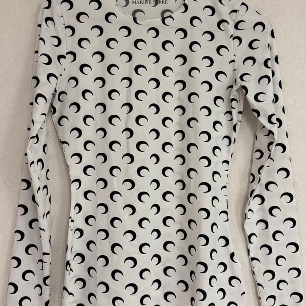 마린세르  문 프린티드 저지 롱슬리브 S