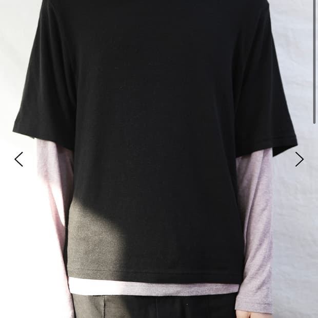 레스 알파 레이어드 슬리브 블랙/라벤더 2사이즈