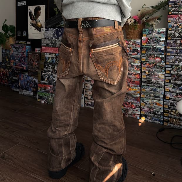 Edwin Blue Trip 503 레더 워시드 진