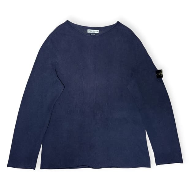 Stone Island Boat Neck Ribbed Knit