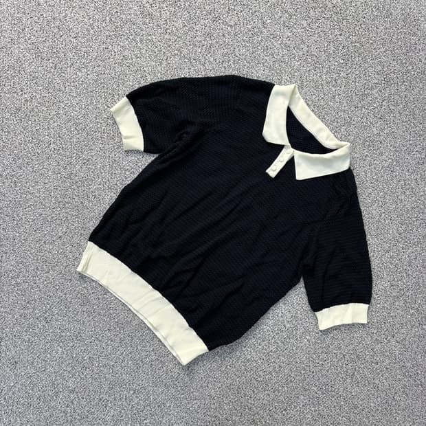 95 빈티지 비스코스 반팔 카라티 0723J1