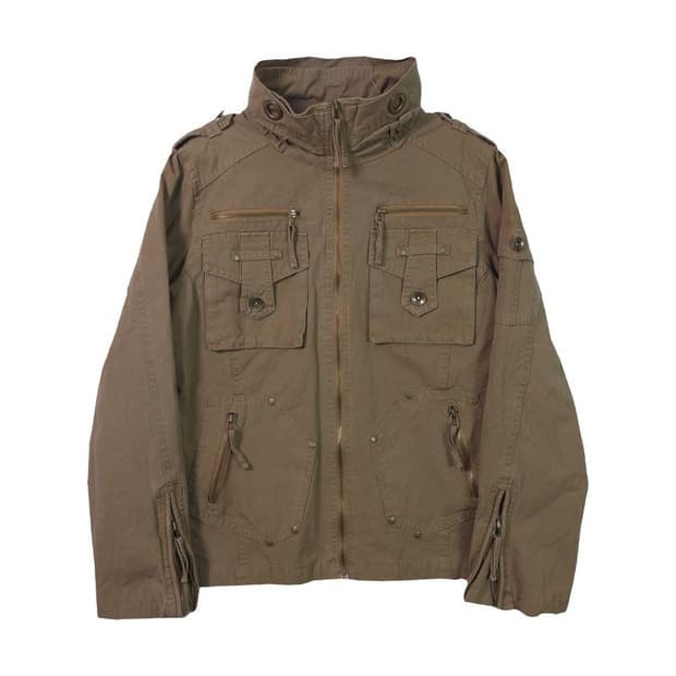 Vintage 멀티 포켓 디테일 하이넥 밀리터리 야상 자켓 XL