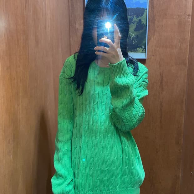 (XL) POLO 폴로 랄프로렌 케이블 니트