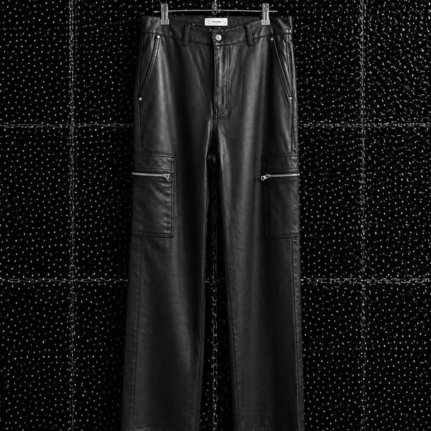 Favregat 와이드 코팅 카고팬츠