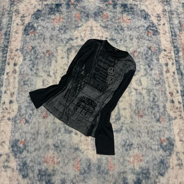 In the attic glitter vkei ribbed cut sew