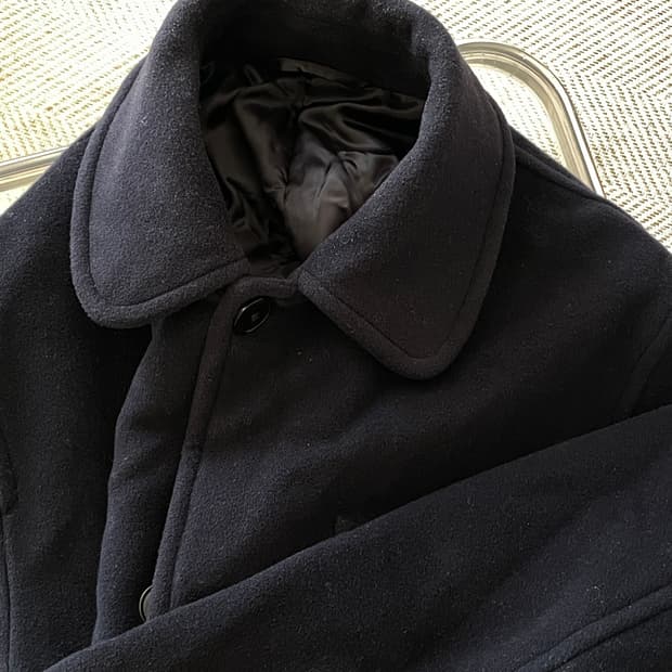 코모리 밀리터리 코트 네이비 2사이즈