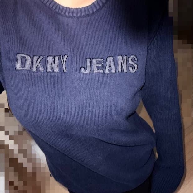 DKNY 니트 아메리카 빈티지 