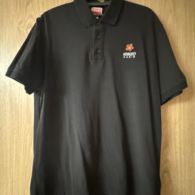겐조 보케 플라워 피케 폴로 셔츠