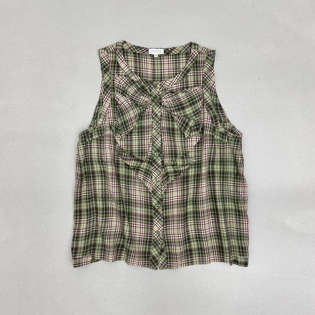 MACKINTOSH PHILOSOPHY 체크 슬리브리스