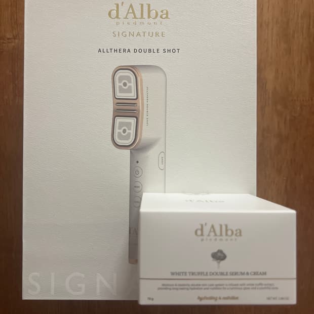 달바 시그니처 올쎄라 더블샷+화이트 트러플 세럼&크림