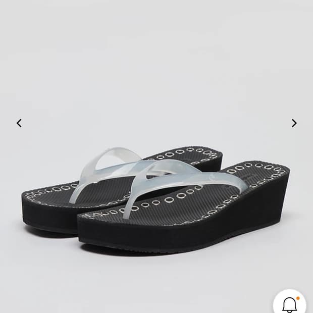 아카이브앱크 eyelet platform sandals