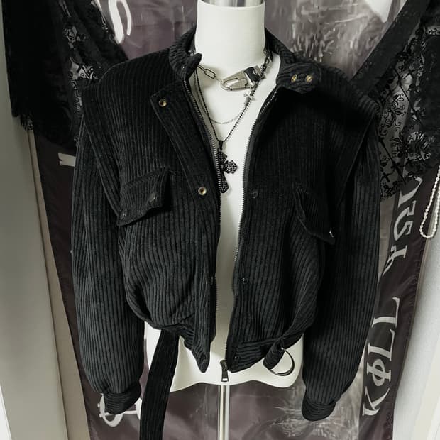 Corduroy Bomber Jacket 락시크다크웨어헬무트랭