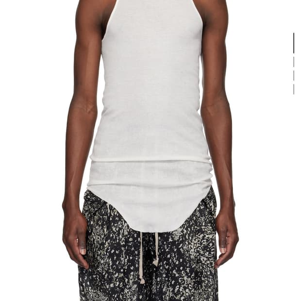 Rick Owens Hollywood Basic Long Tank