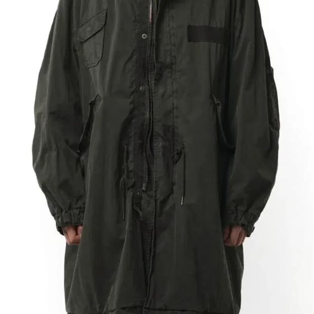 이얼즈어고 랜드파카 카키색 L사이즈