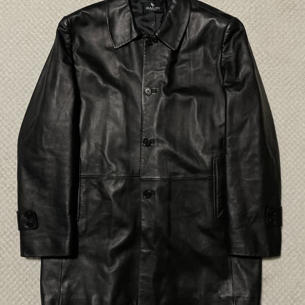 GAUDI 웨스턴 무드 램스킨 양가죽 레더 카 코트