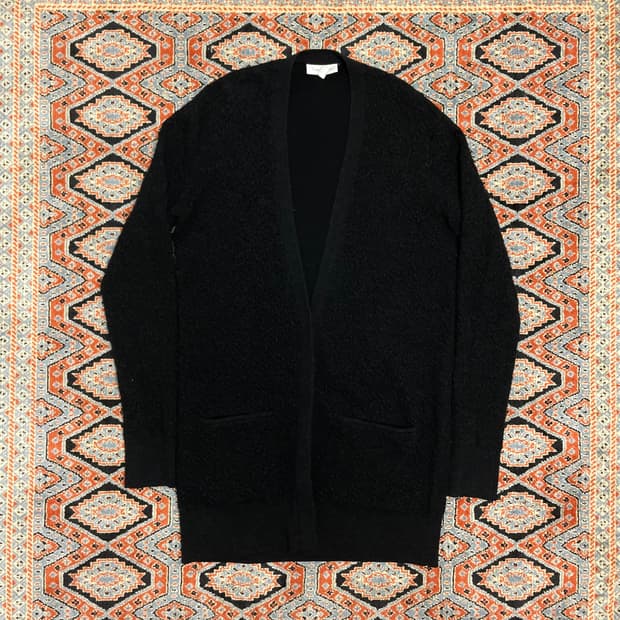 캘빈클라인 블랙 부클 롱 가디건 남성S