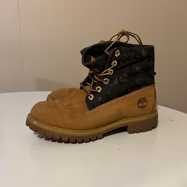 팀버랜드 롤탑 블랙 부츠