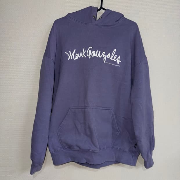 마크곤잘레스 시안 로고 후드티 보라 L