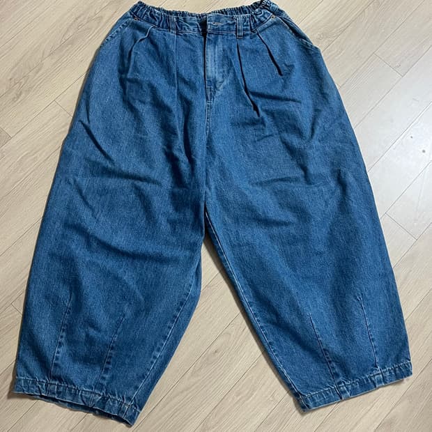anglan Stone Vintage Denim Balloon Pants