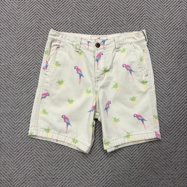 홀리스터 패턴 하프팬츠 v2464