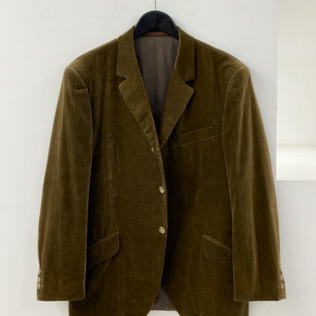 80's 요지야마모토 벨벳 자켓