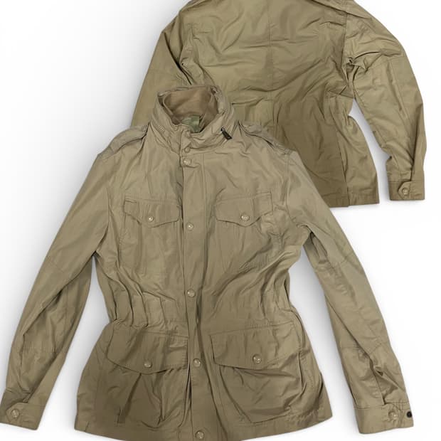 폴로 랄프로렌 베이지 바람막이 야샹 자켓 L