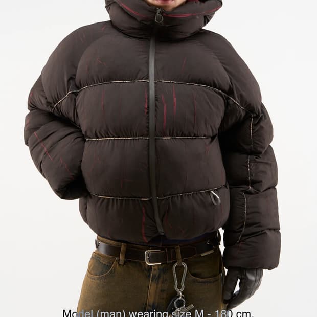 scuffers 푸퍼 자켓 브라운 S