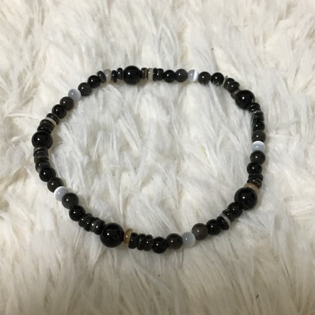 원석 비즈 팔찌