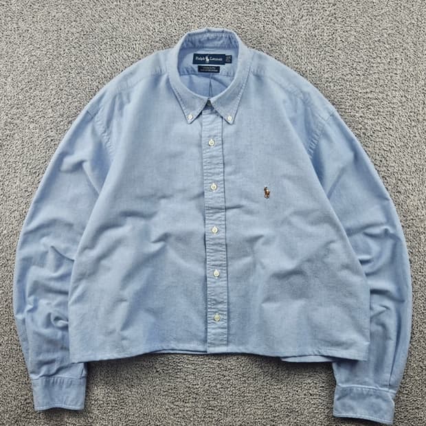 폴로랄프로렌 크롭 커스텀 야머스 옥스포드 셔츠 (2XL추정)/ 11517