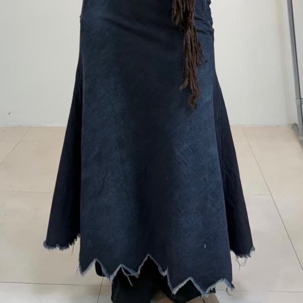 marithe francois girbaud denim skirt