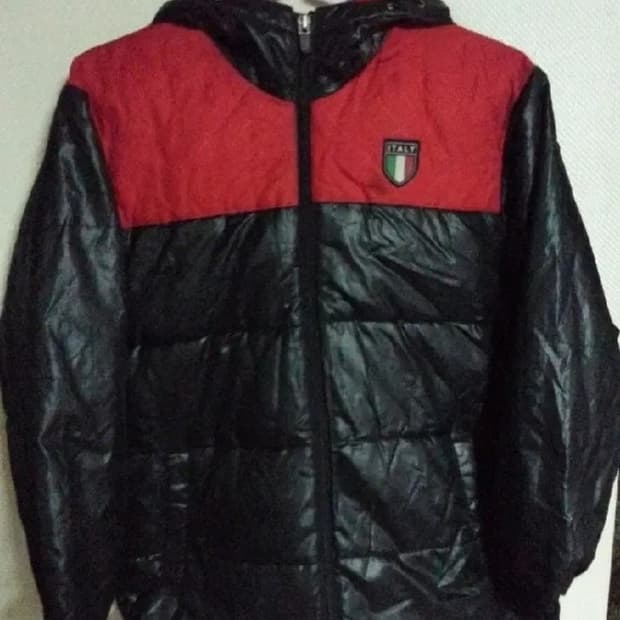 이탈리아 국대 아동 후드 패딩 점퍼 130호