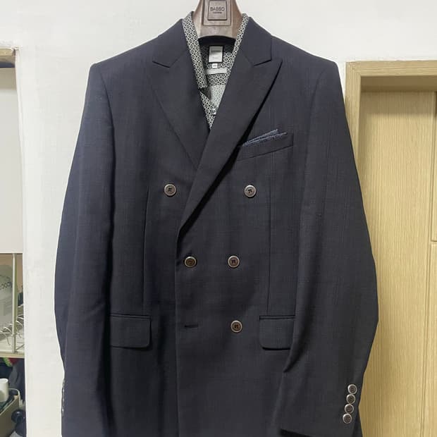 BASSO HOMME 남성 더블 정장 세트