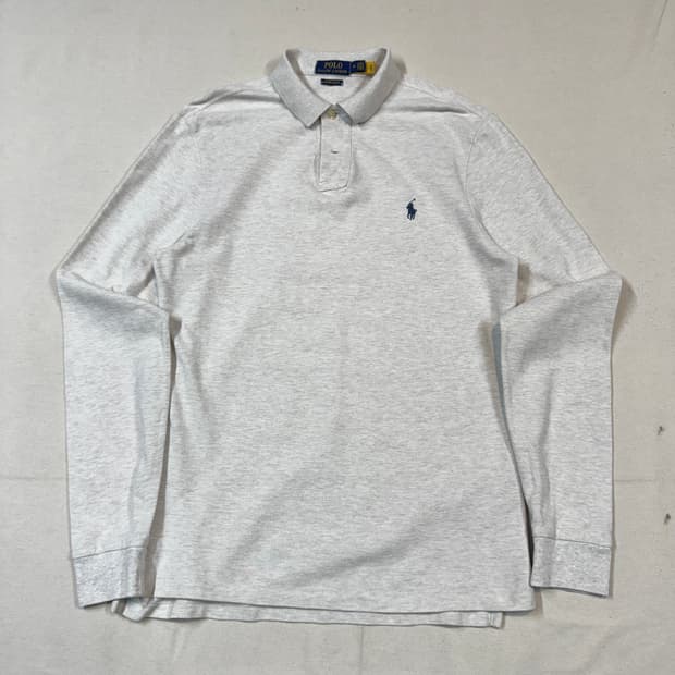 M) 폴로 랄프로렌 커스텀핏 긴팔 카라티 PK