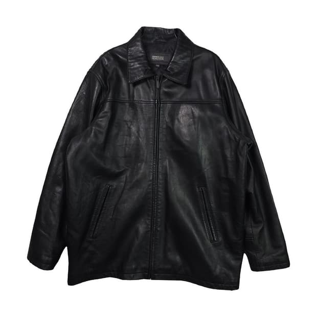 케네스콜 리얼레더 자켓 XL