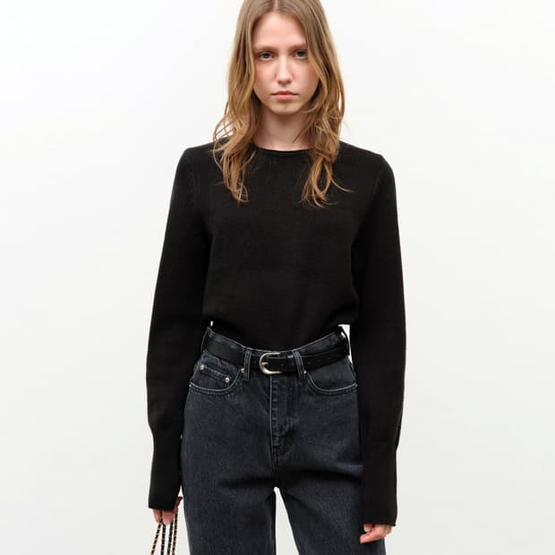 던스트(DUNST) 덤홀 커프 니트 55-66 새상품