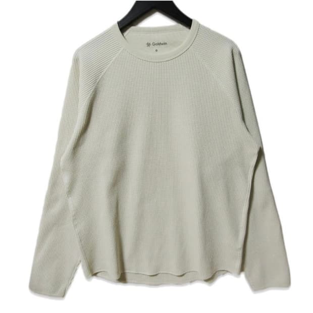 Goldwin 골드윈 와플 롱슬리브 티셔츠 아이보리