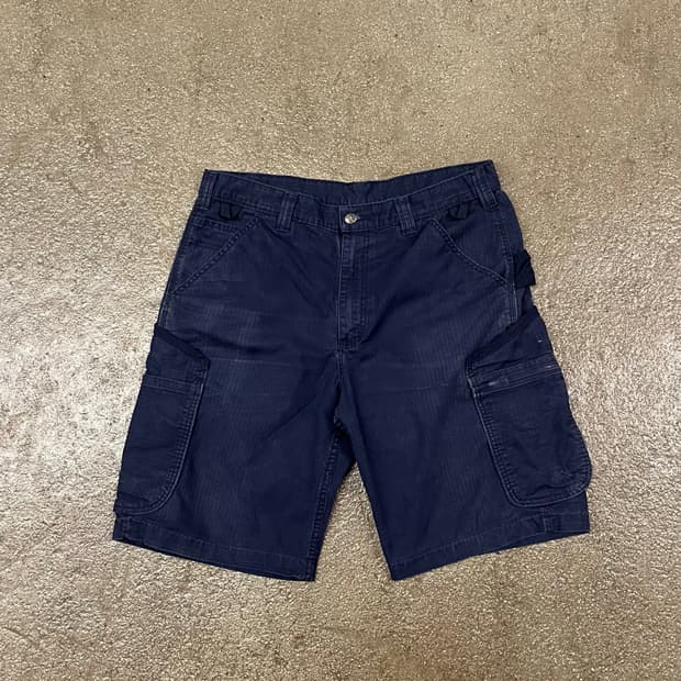Carhartt 립스탑 카고 반바지 (36”)