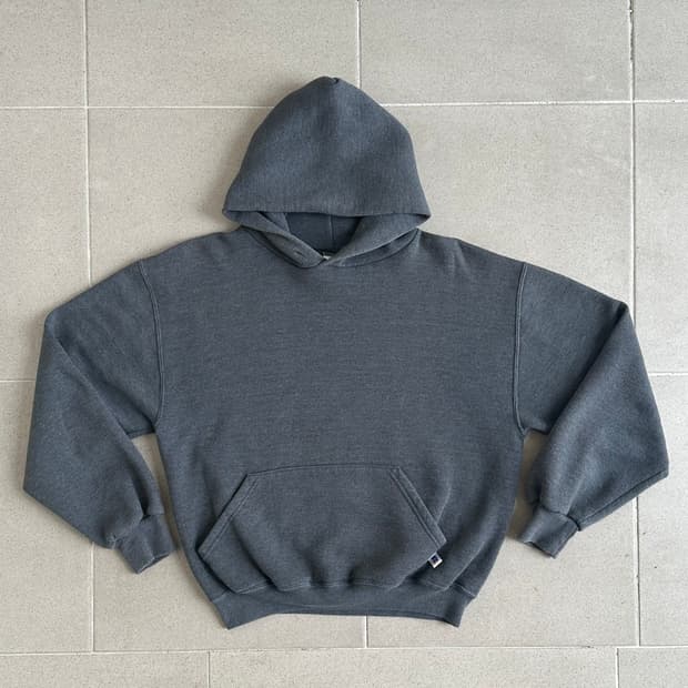 90s 빈티지 러셀 후드 다크그레이 M