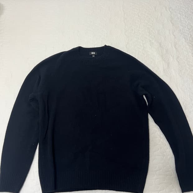 유니클로 네이비 니트