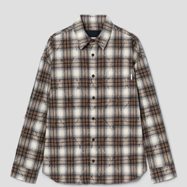 준지 26SS 아가일 셔츠 베이지 50 새상품