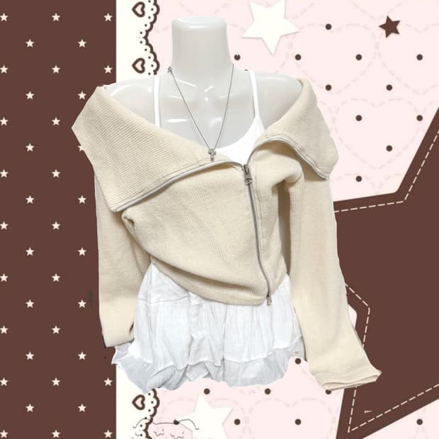 바닐라 오프숄더