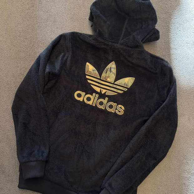 아디다스 빅로고 파이어버드 플리스 후드자켓 처분 