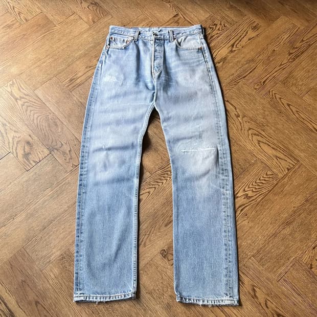 [30]리바이스 유럽메이드 00501 빈티지 페이딩 데님 팬츠