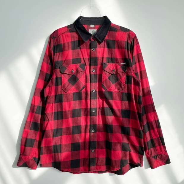 C2 칼하트 플란넬 체크셔츠 L사이즈