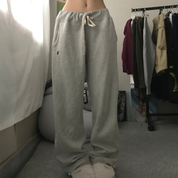 폴로 그레이 트레이닝팬츠