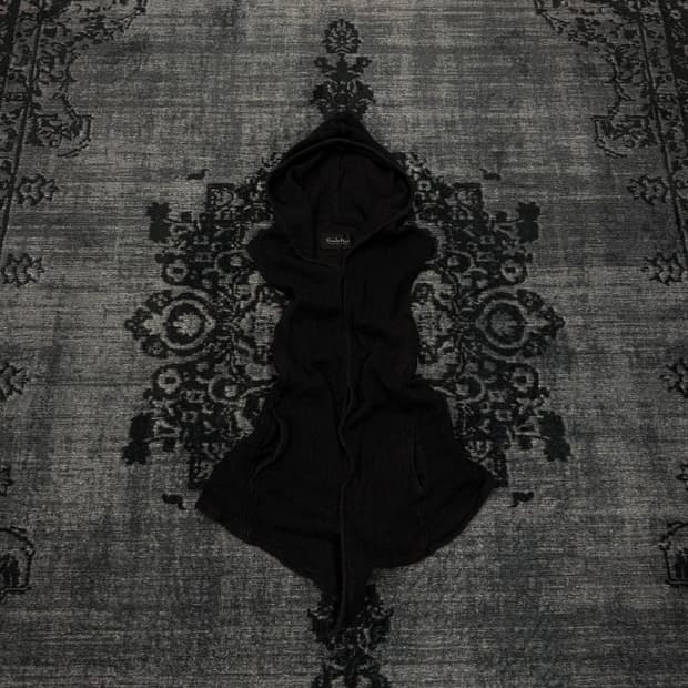 Tornado mart linen ninja hood sleeveless