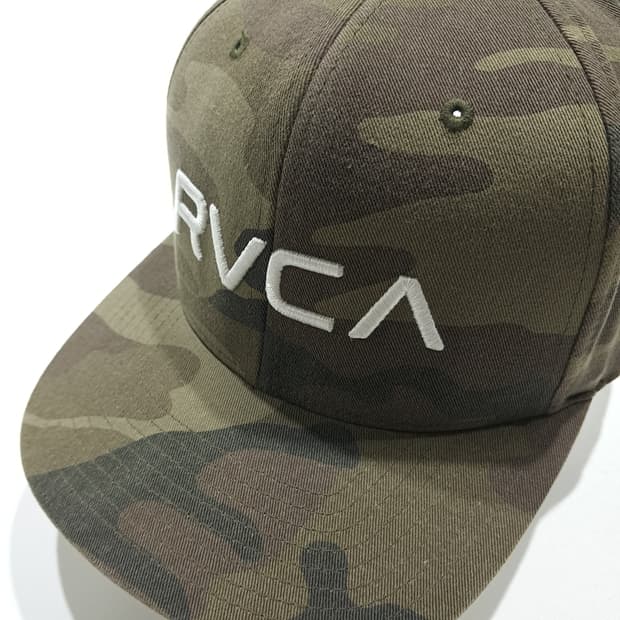 루카 RVCA 카모 스냅백 볼캡 모자 P2100