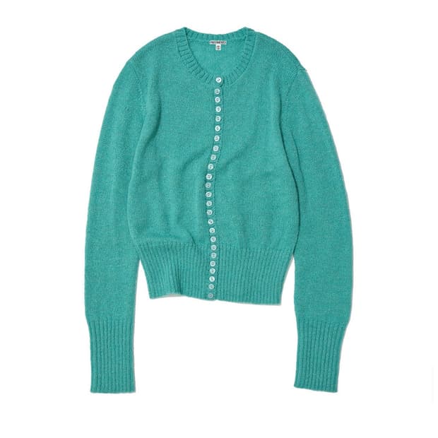 구해요)파르티멘토우먼 리브 버튼업 니트 가디건 S