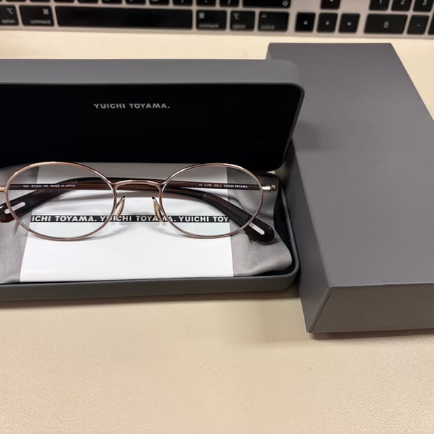 유이치토야마 U-176 골드 안경,무도수렌즈 오발 뤡코즈