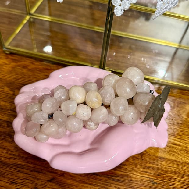 프랑스 빈티지 대리석 포도 오브제